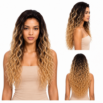 Kuknus Dumba2 - Synthetic Lace Front Wig with Natural Baby Hairline