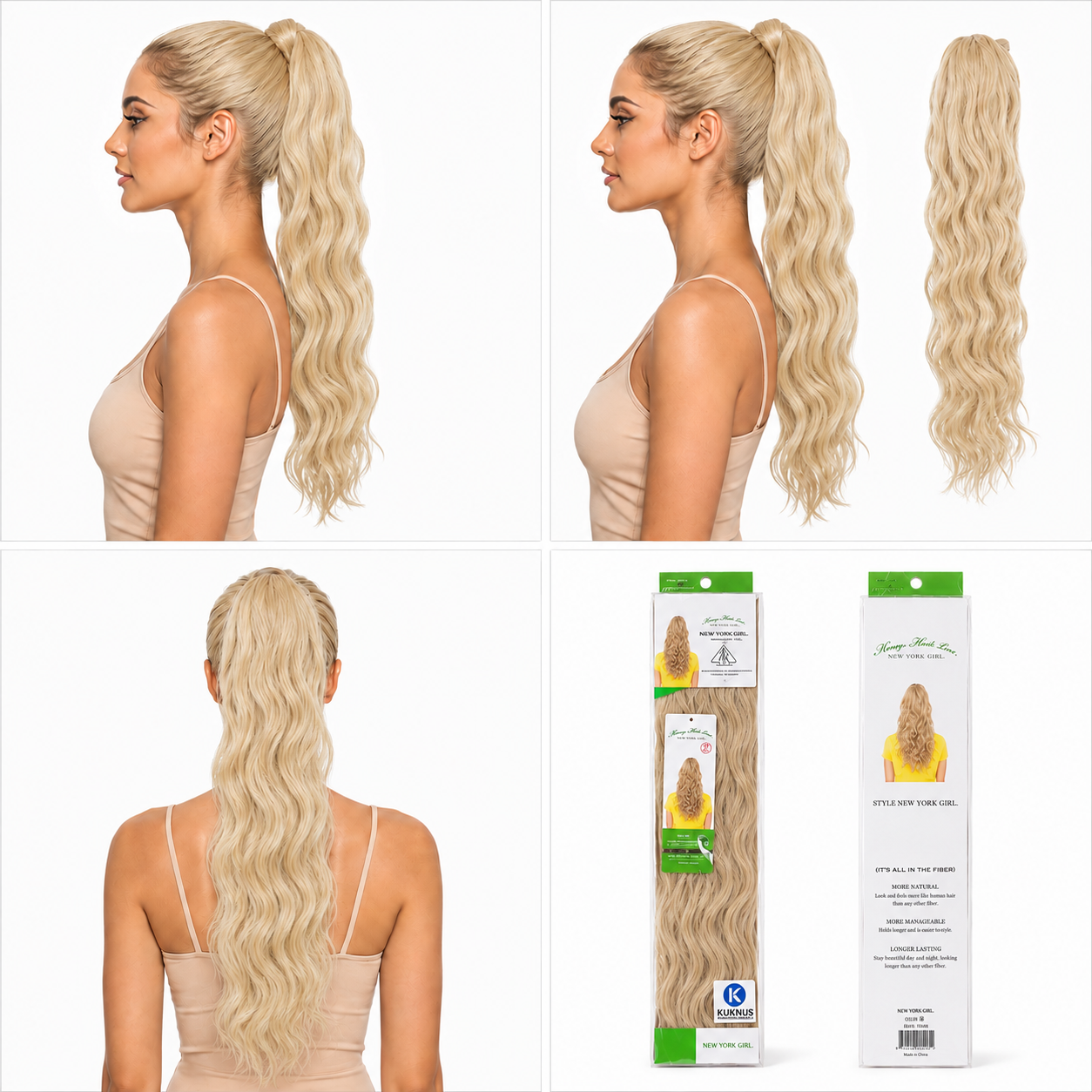 Kuknus Ponytail Style New York Girl