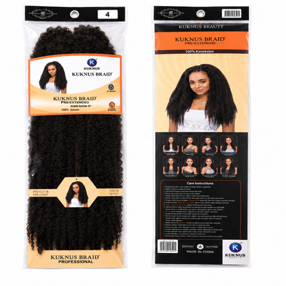 Kuknus Style Marley Braid Bulk Synthetic Braiding Hair 20