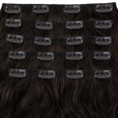 Darbro Doja Synthetic Silk Press Body Wave Clip-In  Hair Extensions 24"