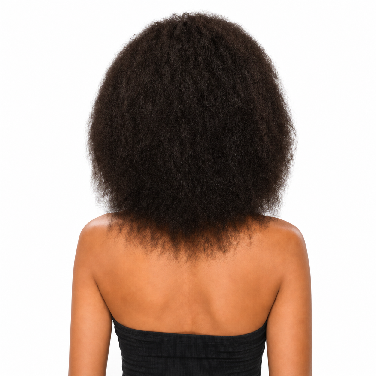 Black Angle Lulu - Synthetic Short Kinky Curly Hair Wig