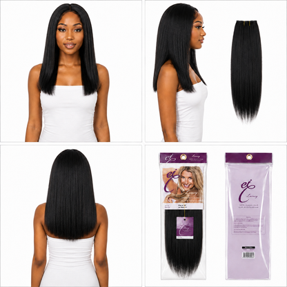 Ei Luxury 100% Unprocessed Virgin human hair Clip-in