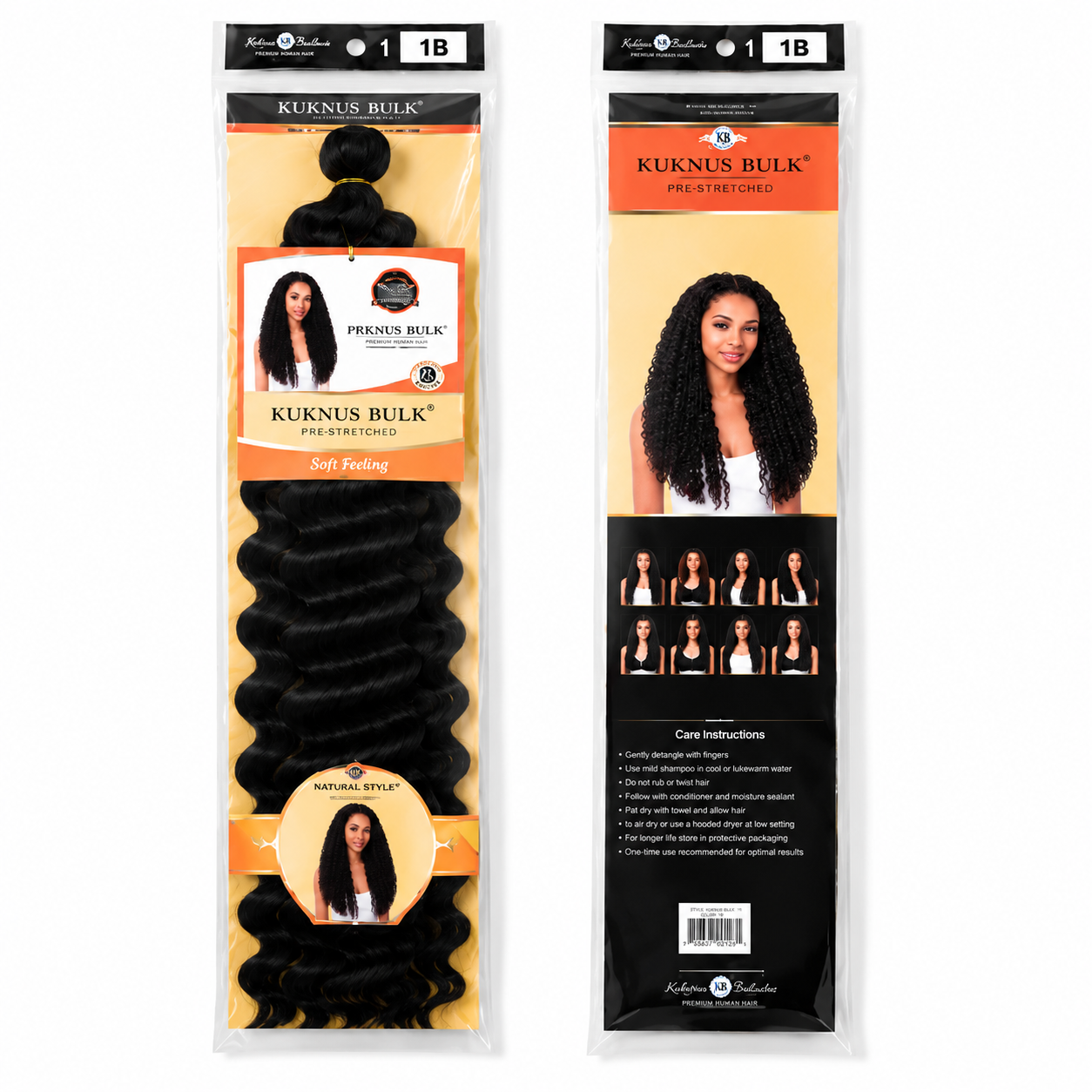 Kuknus Style Deep Twist Bulk Synthetic Braiding Hair