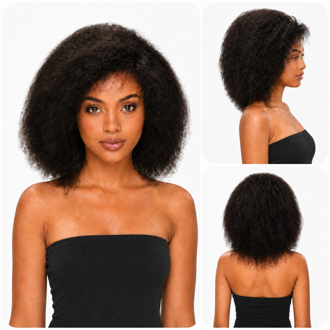 Black Angel Style Lulu Wig Synthetic Hair