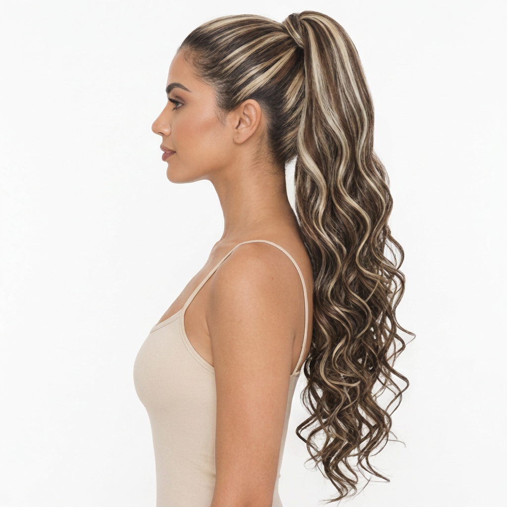 Kuknus Synthetic Jersey Girl Ponytail 26"