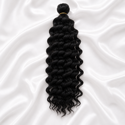 Kuknus Style Deep Twist Bulk Synthetic Braiding Hair
