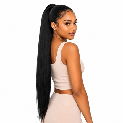 Darbro Doja Synthetic Silky Straight Ponytail 32"
