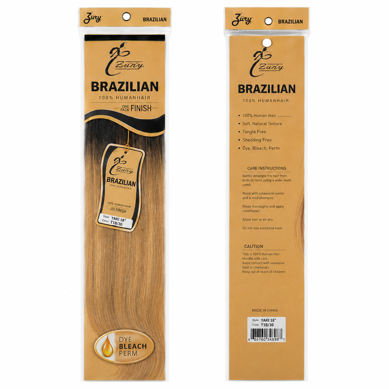 Ei Brazilian Unprocessed Straight Human Hair Wave