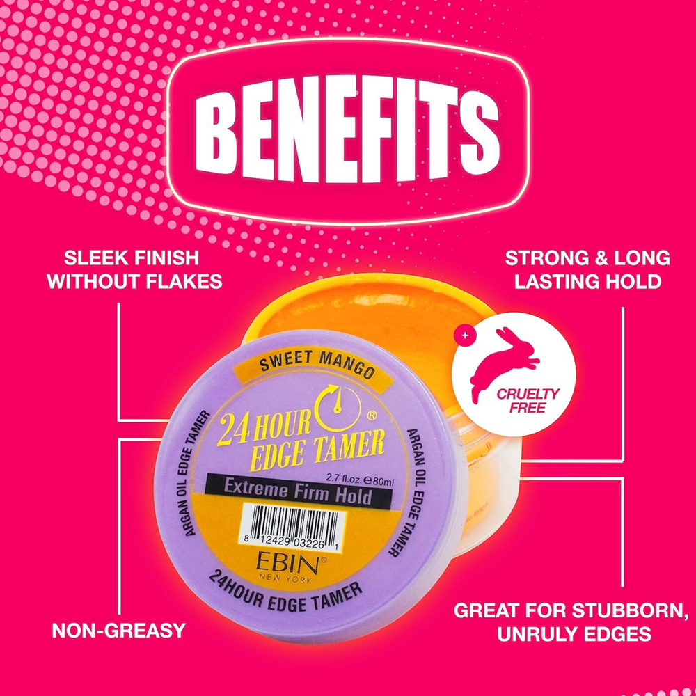 Ebin 24HR Edge Tamer 250ml-Hair Wax-Beauty and hair supply