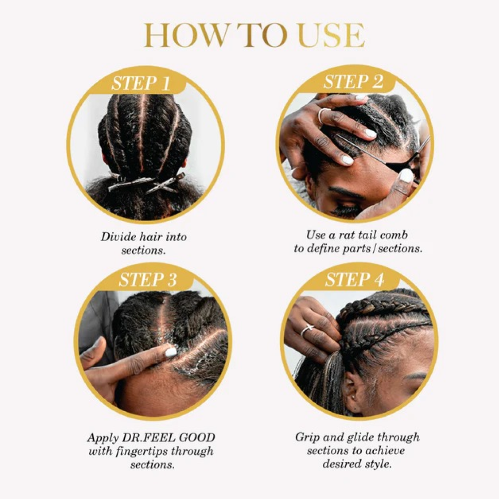 Ebin Braid Formula Dr. Feel Good Super Hold 180ml-Gel-Beauty and hair supply