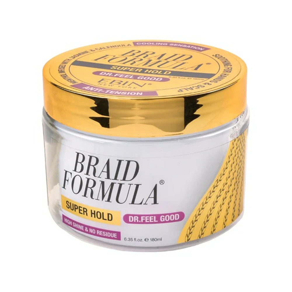 Ebin Braid Formula Dr. Feel Good Super Hold 180ml-Gel-Beauty and hair supply