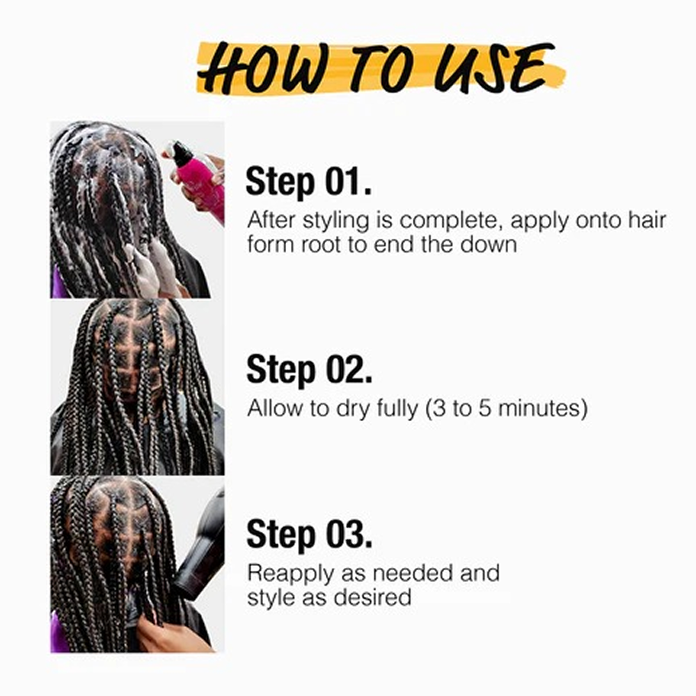 Ebin Braid Formula Setting Mousse 354ml-Styling Mousse-Beauty and hair supply