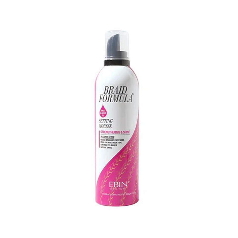 Ebin Braid Formula Setting Mousse 354ml-Styling Mousse-Beauty and hair supply