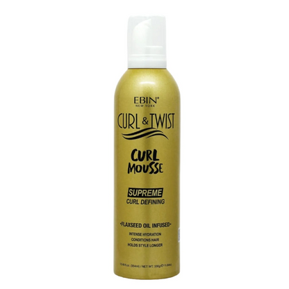 Ebin Curl Mousse Defining 354ml-Styling Mousse-Beauty and hair supply