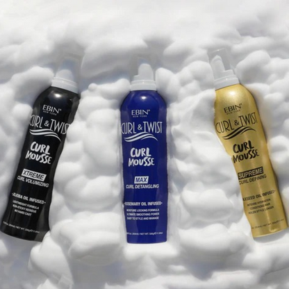 Ebin Curl Mousse Volumizing 354ml-Volumizing Mousse-Beauty and hair supply