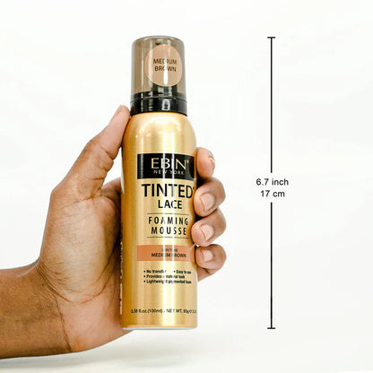 Ebin Tinted Lace Mousse 100ml-Styling Mousse-Beauty and hair supply
