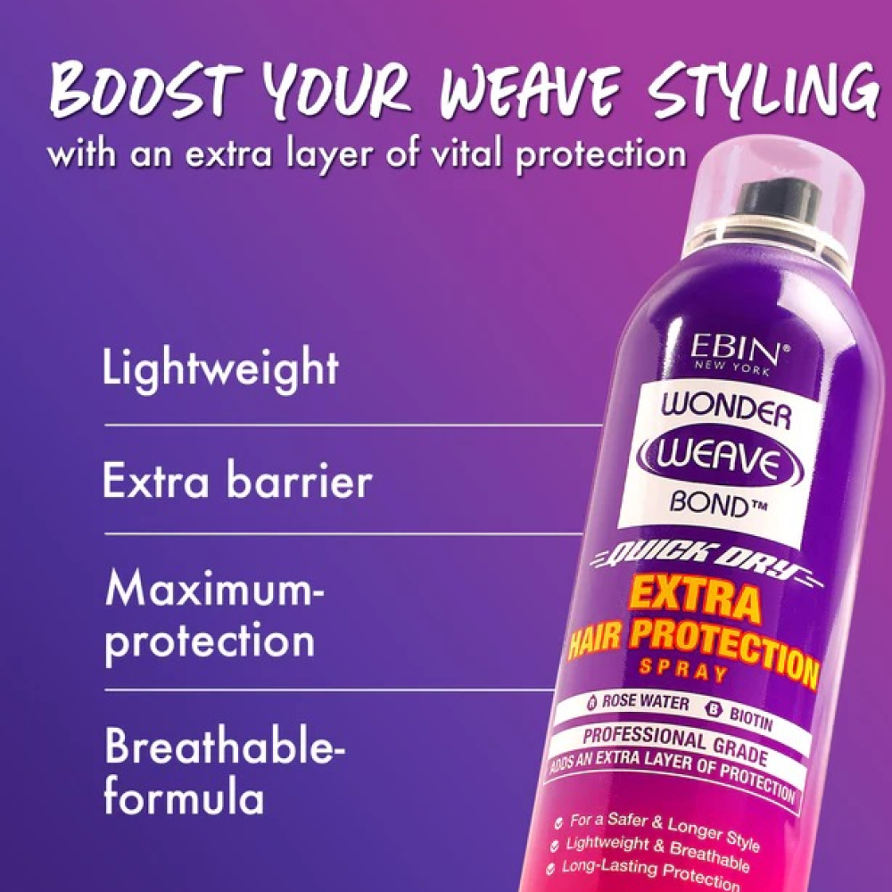 Ebin Weave Bond Extra Hair Protectant Spray 6.08oz-Hair Spray-Beauty and hair supply