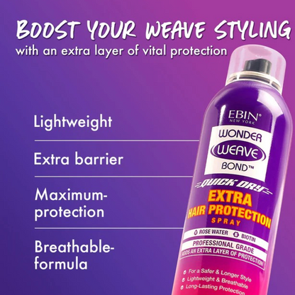 Ebin Weave Bond Extra Hair Protectant Spray 6.08oz-Hair Spray-Beauty and hair supply