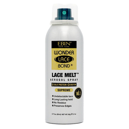 Ebin Wonder Lace Bond Melting Spray Silk Protein &amp; Biotin 80ml-All-Beauty and hair supply