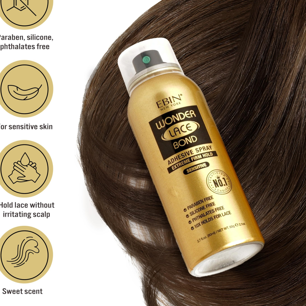 Ebin Wonder Lace Bond Spray Sensitive 180ml-All-Beauty and hair supply
