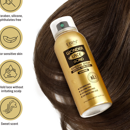 Ebin Wonder Lace Bond Spray Sensitive 180ml-All-Beauty and hair supply