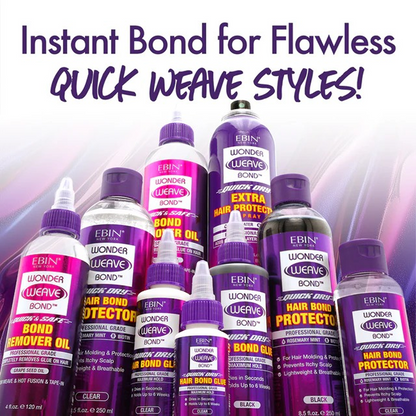 Ebin Wonder Weave Bond Glue-Black 2oz-All-Beauty and hair supply