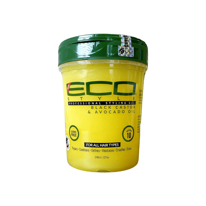 Eco Style Black Castor & Avocado Oil Styling Gel 946ml - Beauty and Hair Supply