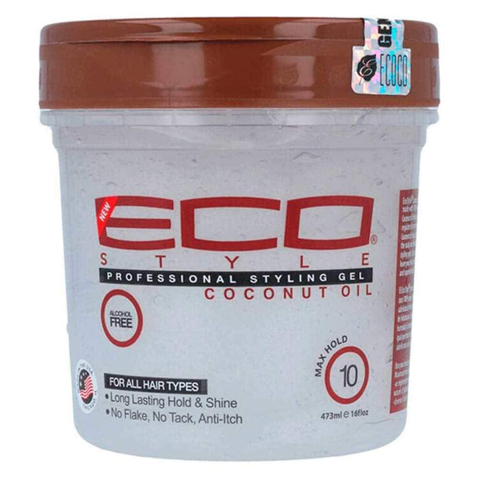 Eco Style Coconut Oil Styling Gel - Beauty and Hair Supply