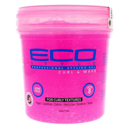 Eco Style Curl &amp; Wave Pink-Gel-Beauty and hair supply