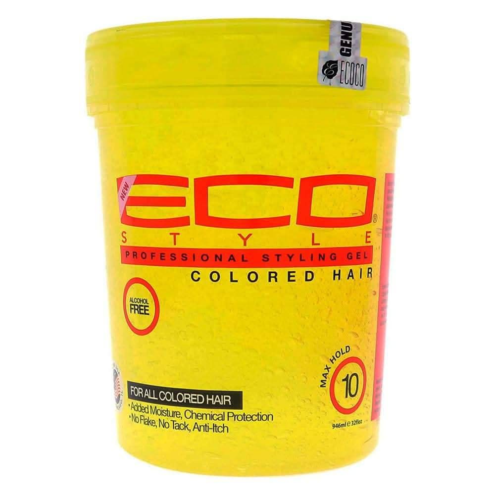 Eco Style Gel Color Yellow-Gel-Beauty and hair supply