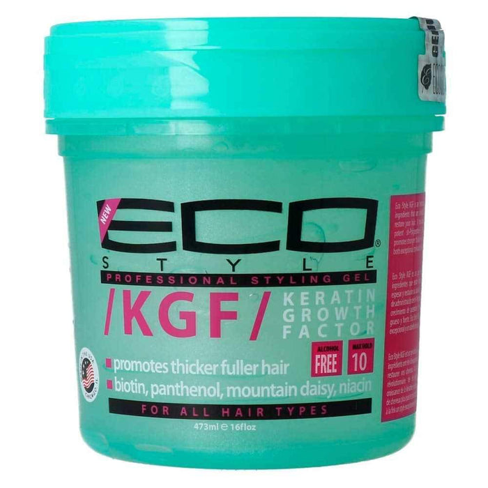 Eco Style KGF-Keratin Growth Factor Styling Gel 473ml - Beauty and Hair Supply
