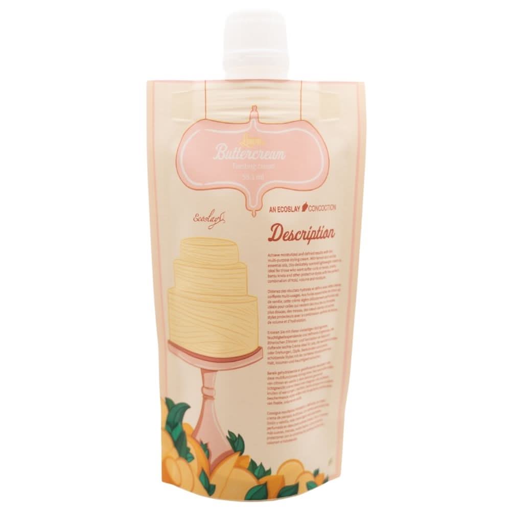 Ecoslay Lemon Buttercream Styling Cream-Styling Cream-Beauty and hair supply