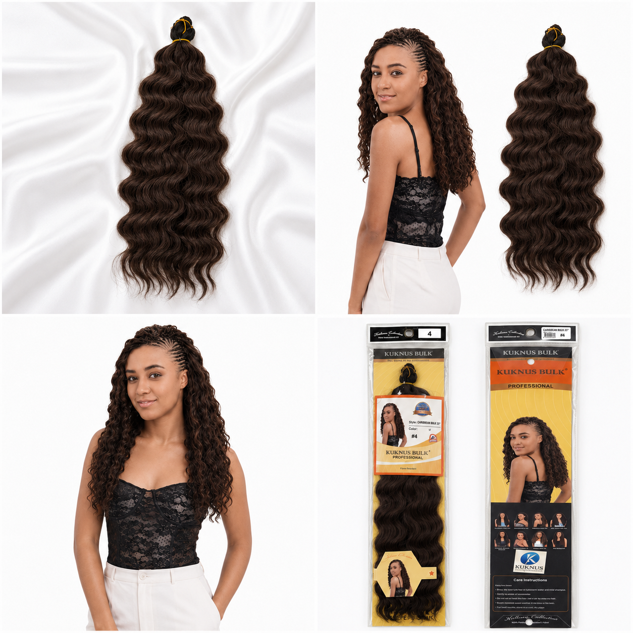 Kuknus Carribean Bulk Synthetic Braiding Hair
