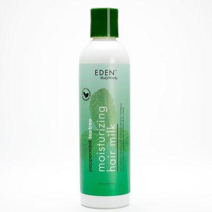 Eden Bodyworks Peppermint Tea Tree Moisturizing Hair Milk 8oz-Hair Perm Lotion-Beauty and hair supply