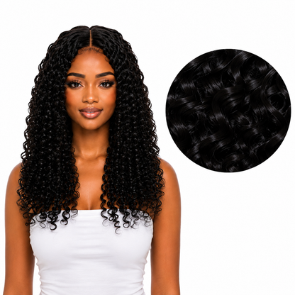 Ei Brazilian 100% Unprocessed Virgin Human Hair Style: Jerry Curl (Natural Color)