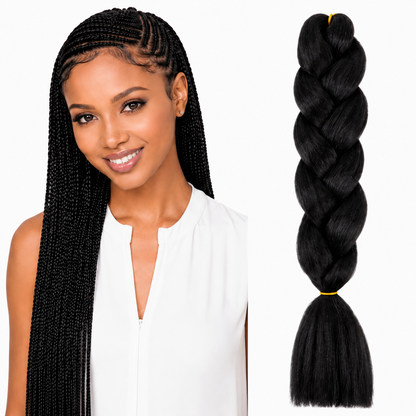 X-Pression Ultra Braids Non-Stretched Kanekalon Braiding Hair 82"
