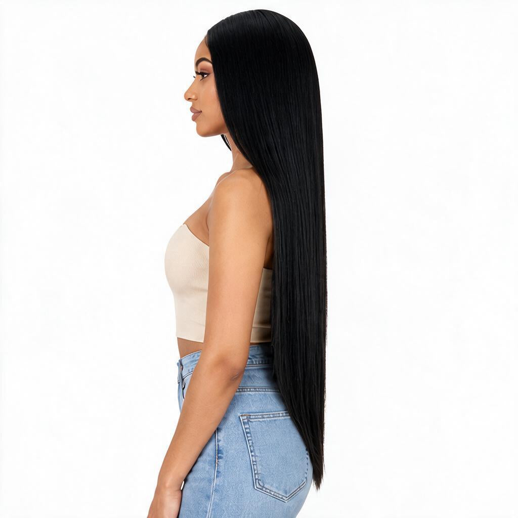 Ei Brazilian 100% Unprocessed Virgin Brazilian Human Hair Style: Straight (Natural Color)
