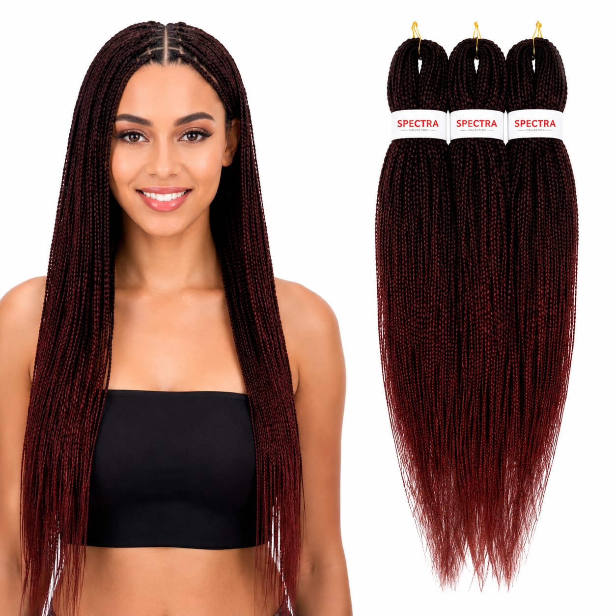 Kuknus Braids 3X Value Pack Pre-Stretched 16"