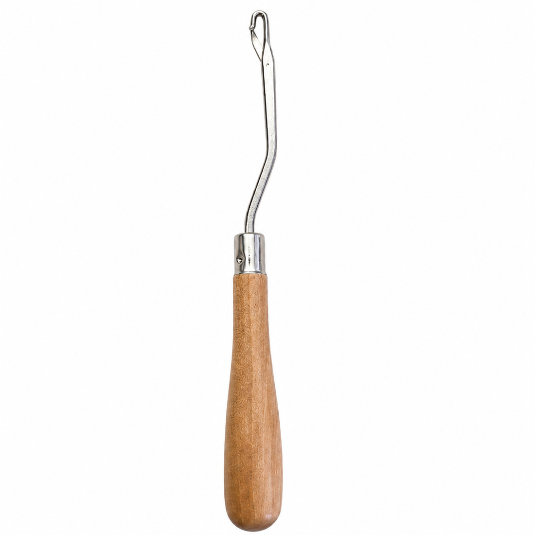SAIFI Wooden Curved Crochet Needle Latch Hook