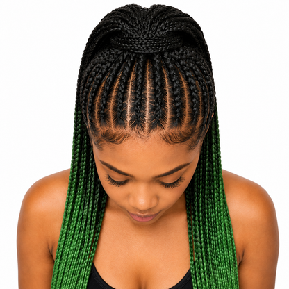 X-Pression Pre-Stretched Braiding Hair 2X Pack, 24"
