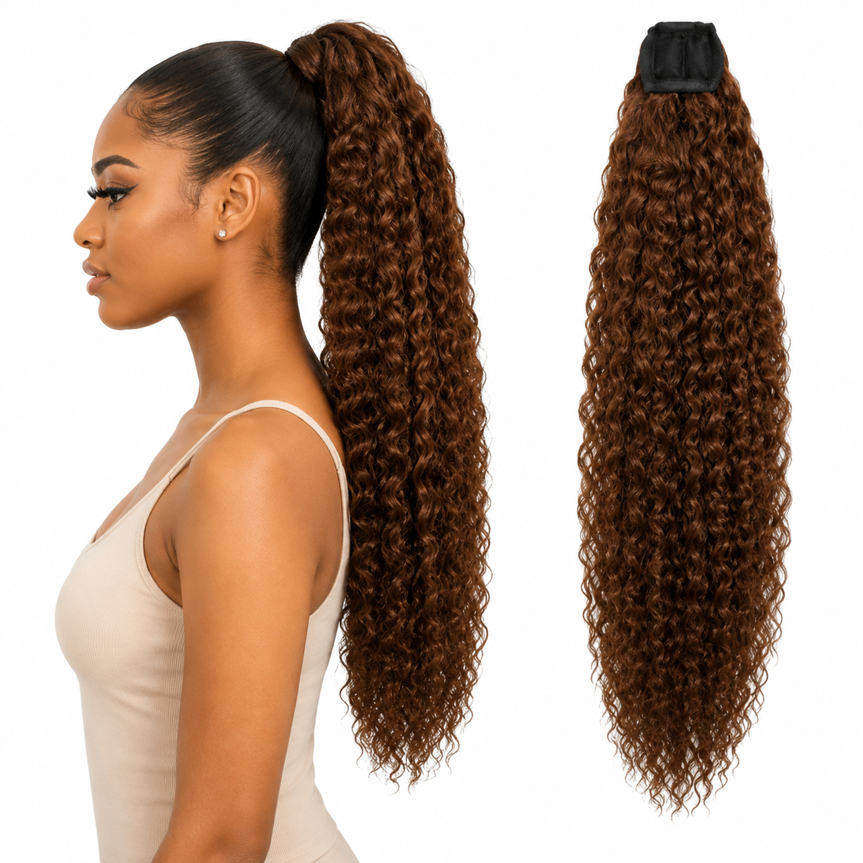 Kuknus Ponytail Style Big Afro Puff