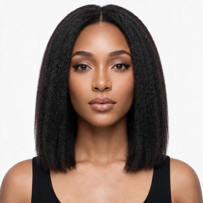 Ei Brazilian 100% Unprocessed Virgin Human Hair Style: Kinky Straight (Natural Color)