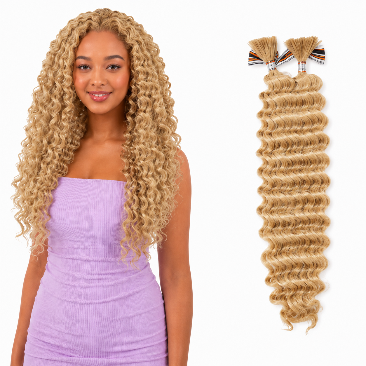 Kuknus Peruvian Remi Boho Deep Twist Bulk 22"