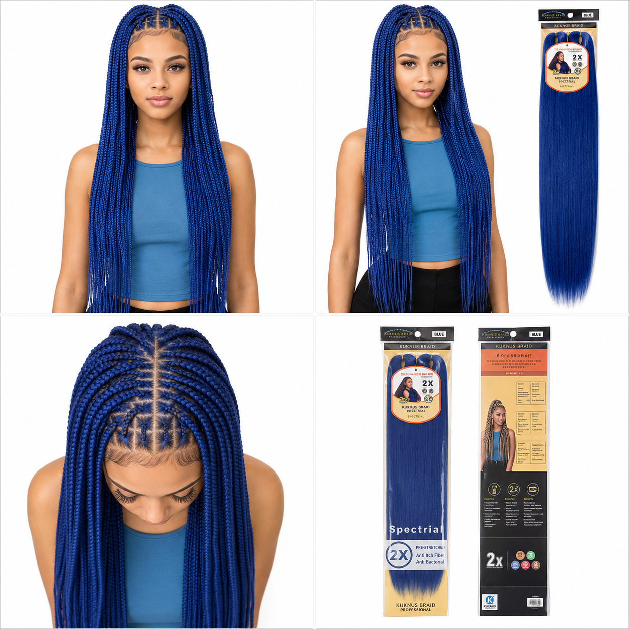Kuknus Braids 2x Value Pack Pre-Stretched 26"