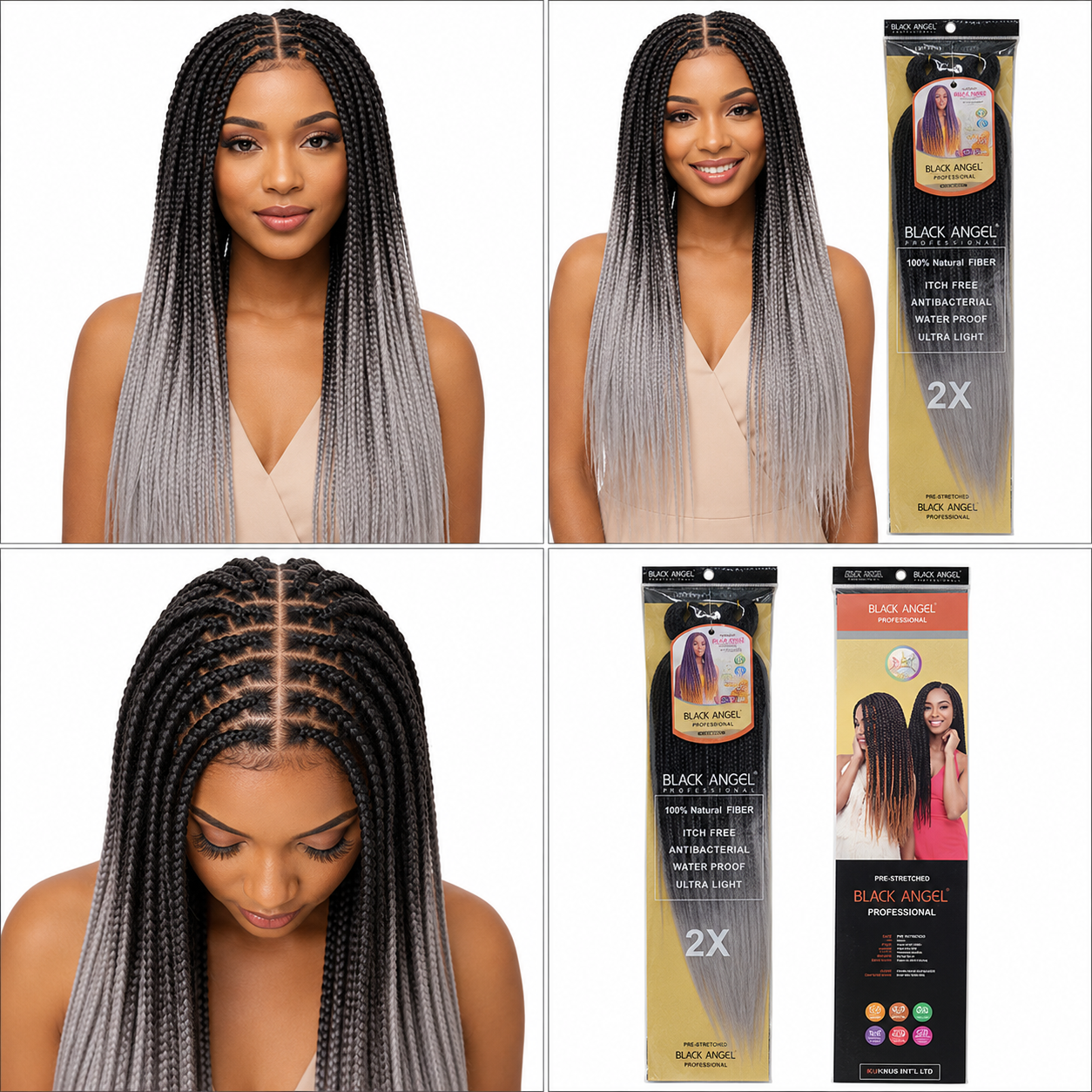 Kuknus Braids 2x Value Pack Pre-Stretched 26"