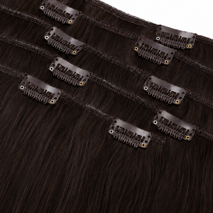 Darbro Doja Synthetic Silk Press Straight Clip-In Hair Extensions 22"