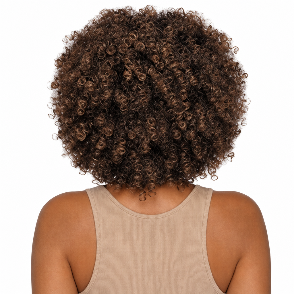 Black Angle Dita - Synthetic Short Spiral Curly Hair Wig