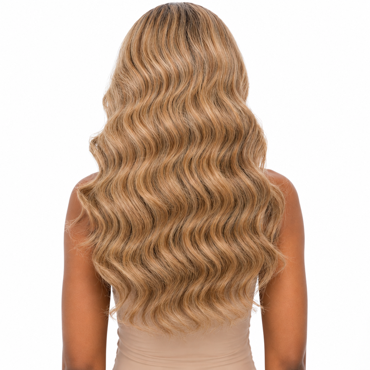Wiglicious Style Premium Synthetic Honey Front Wig With Natural Baby Hair Line