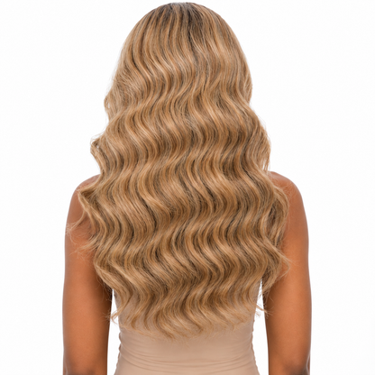 Wiglicious Style Premium Synthetic Honey Front Wig With Natural Baby Hair Line