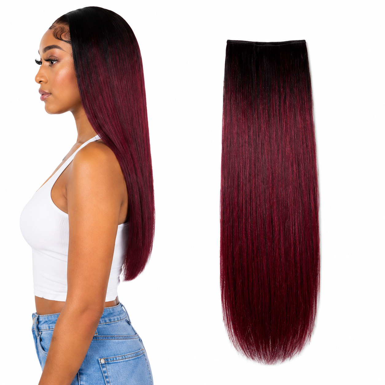 Ei Brazilian Unprocessed Straight Human Hair Wave